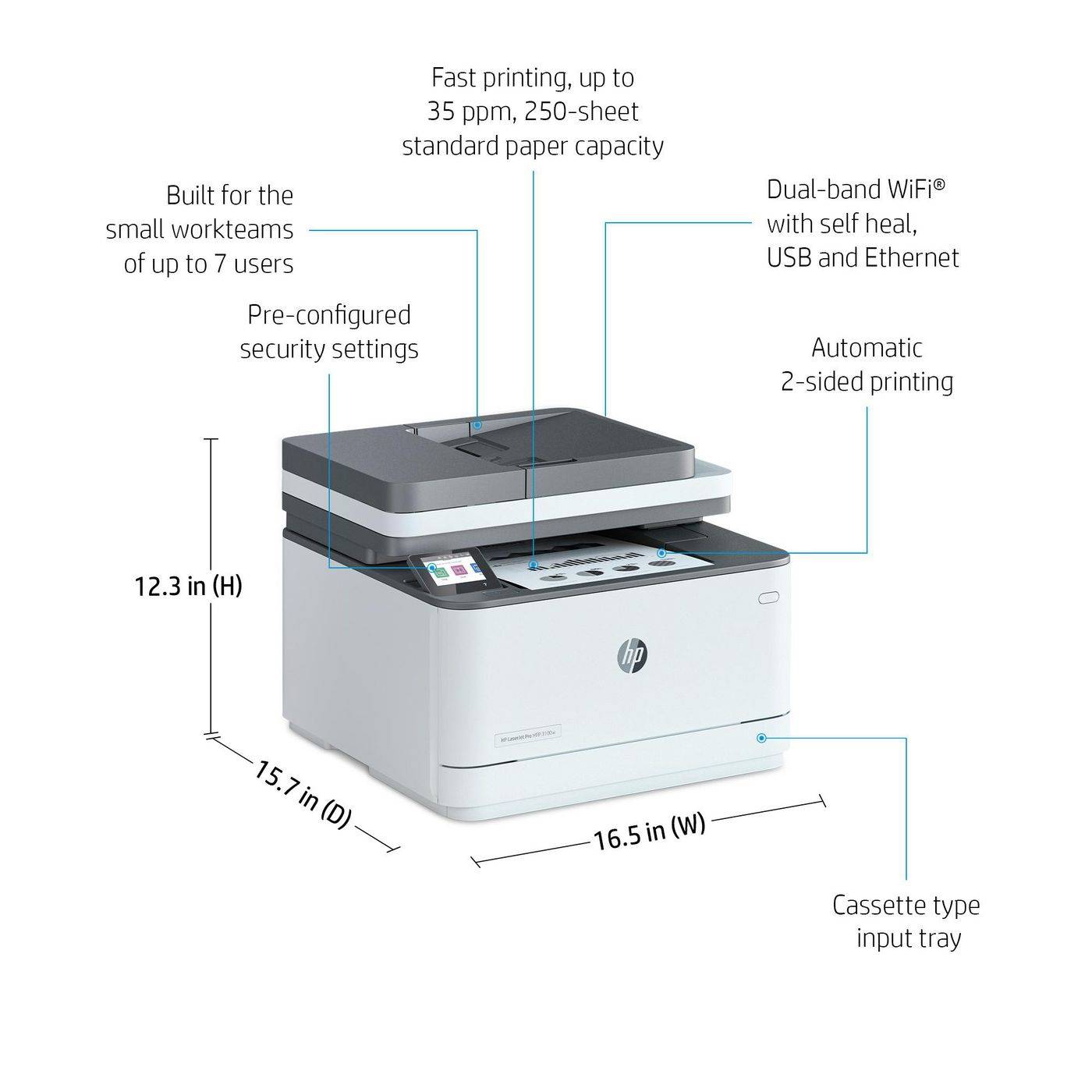 HP LaserJet Pro 3002dn printer-3