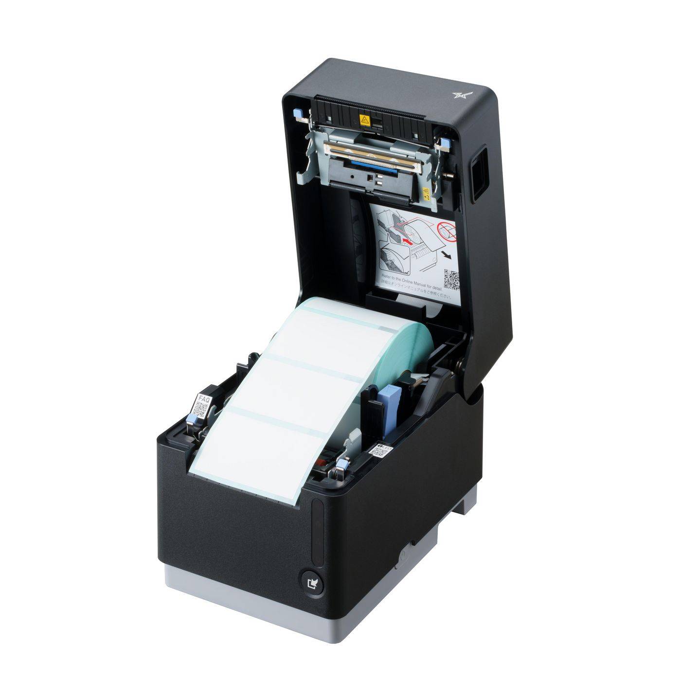 Star Micronics mC-Label3 Direct Thermal Label- en Linerless-printer, instelbare labelbreedtes, snijmechanisme, USB-C, Po-2