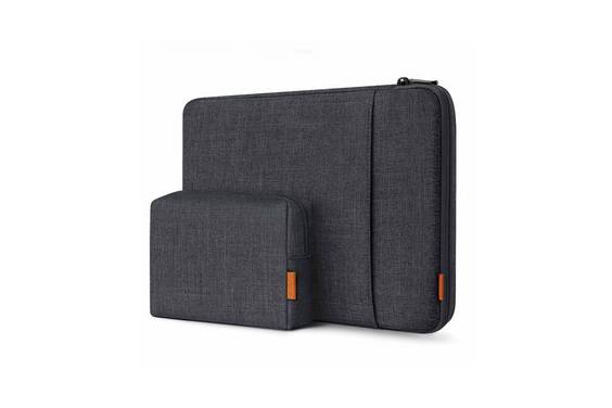 Inateck LB01006 35,6 cm (14") opbergmap/etui zwart, grijs