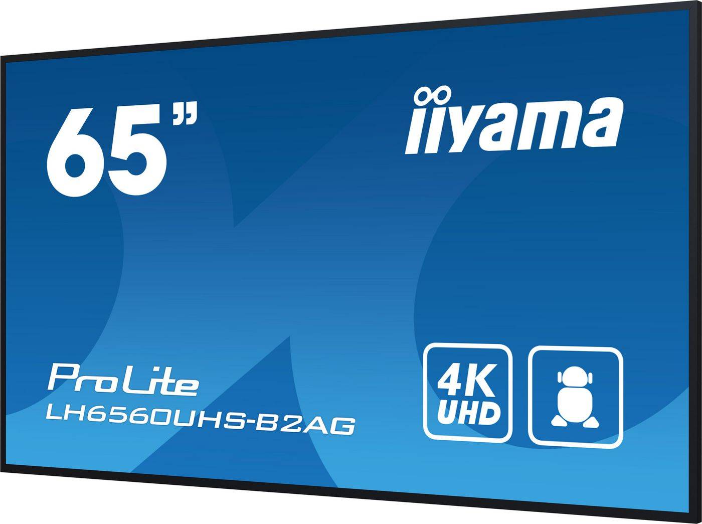 Symboolafbeelding voor iiyama 65" 3840x2160, UHD VA-paneel, Haze 25%, 500 cd/m², liggend en staan, 24/7