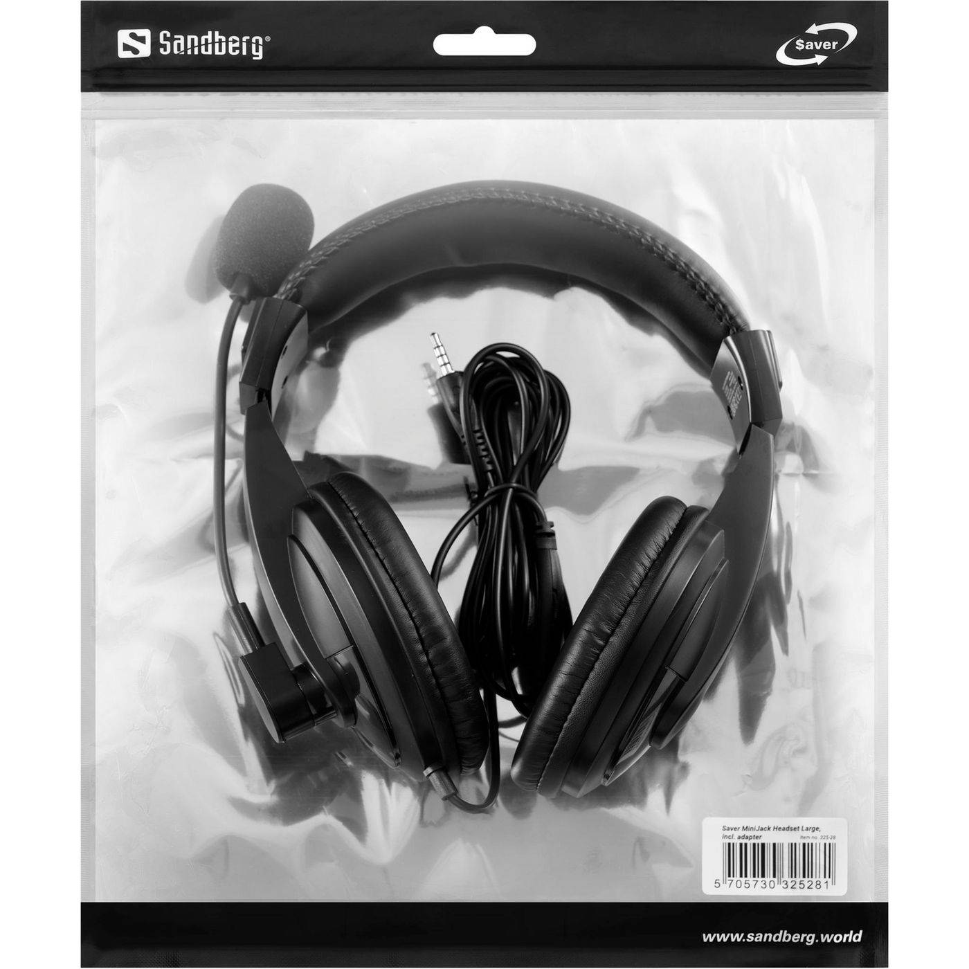 Sandberg Saver MiniJack-headset groot-2