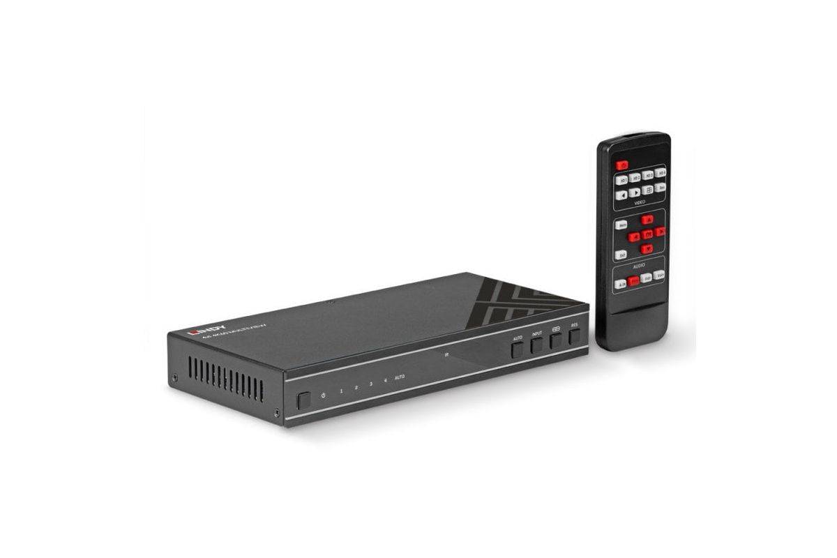 Lindy 4x1 4K60 HDMI Naadloze Multiview-schakelaar-0