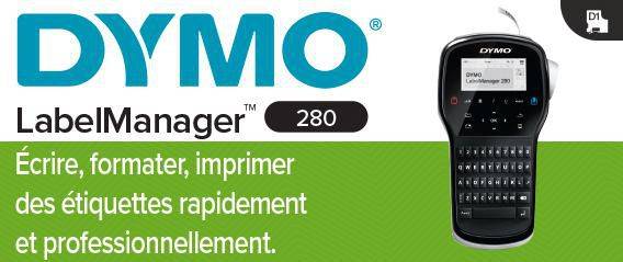 DYMO LabelManager 280 / FR-BE-CH Labelmaker Geschikt voor labels: D1 6 mm, 9 mm, 12 mm-2