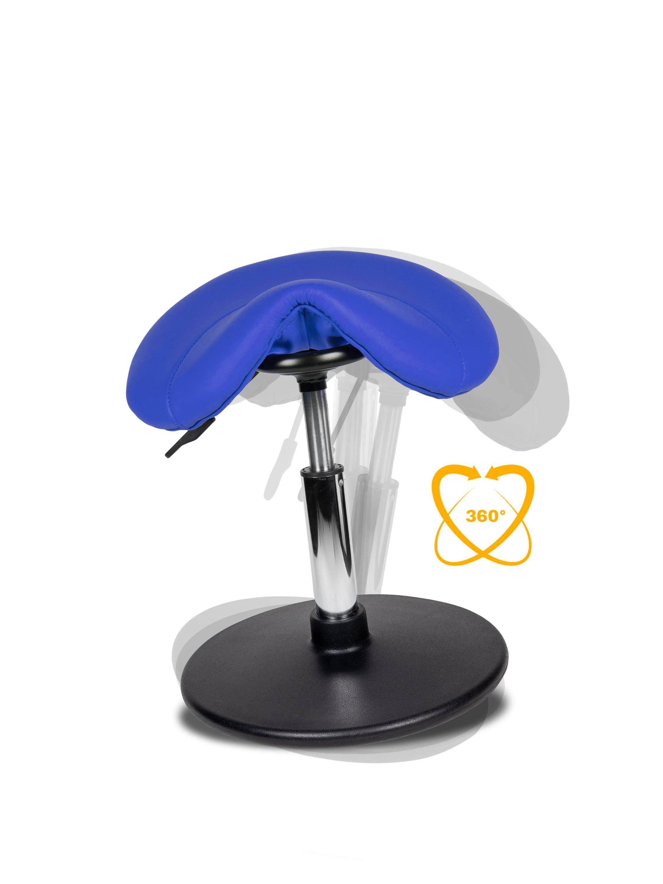 Ergonomische Balanskruk Blauw-1
