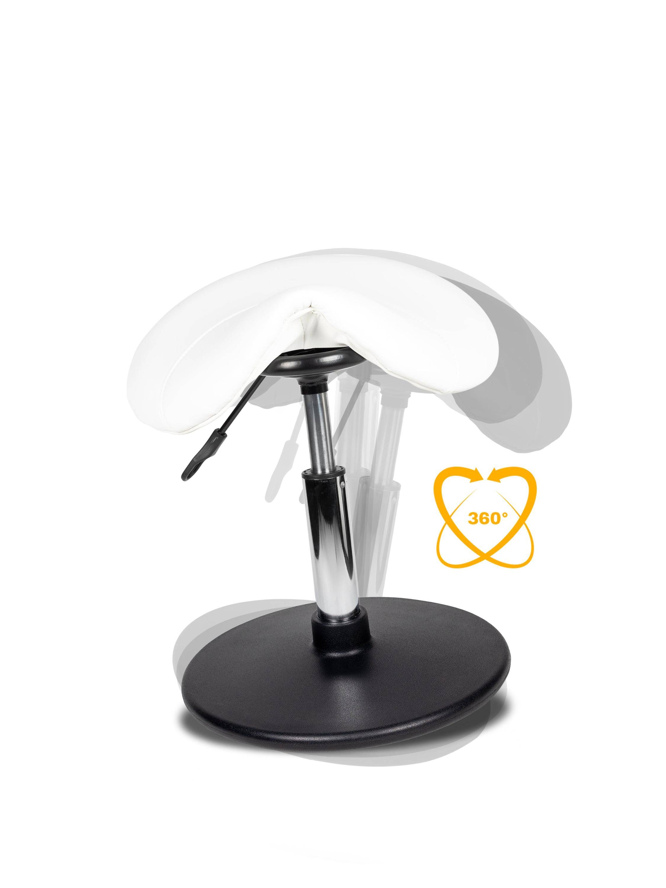 Ergonomische Balanskruk Wit-1
