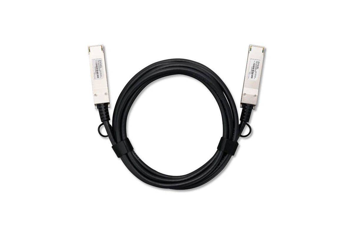 Zyxel DAC100G-3M-ZZ0101F InfiniBand en glasvezelkabel QSFP28 DAC Zwart-0