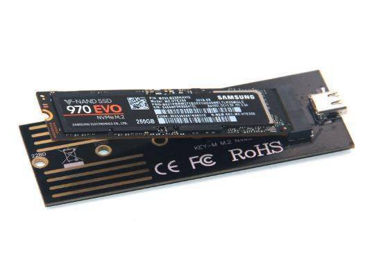 Symboolafbeelding voor CoreParts M.2 PCIe NVMe naar USB 3.0 3.1 behuizing type M (niet alleen B) M.2 PCIe/NVMe 30mm, 42mm, 60mm, 80mm