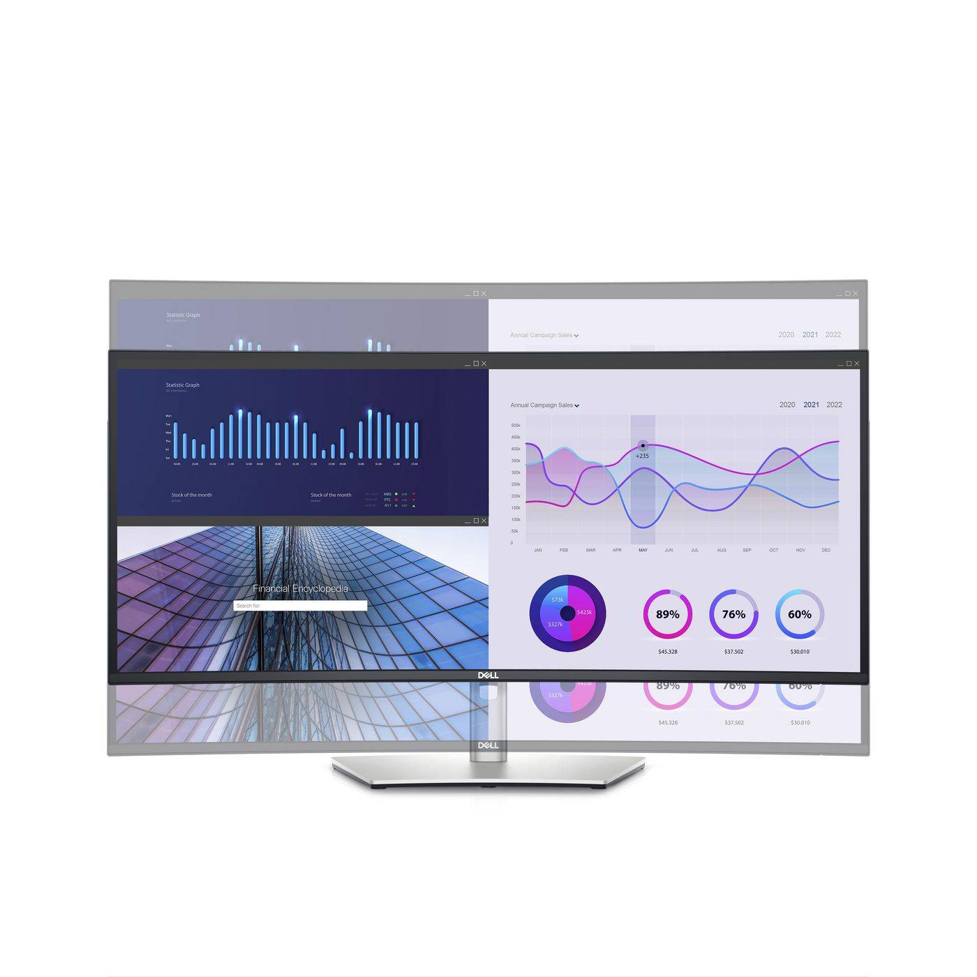 Symboolafbeelding voor Dell 86,7 cm (34,14") UltraWide Quad HD 3440 x 1440 Edge LED IPS, 21:9, 300 cd/m², 8 ms, 178°/178°, 2000:1