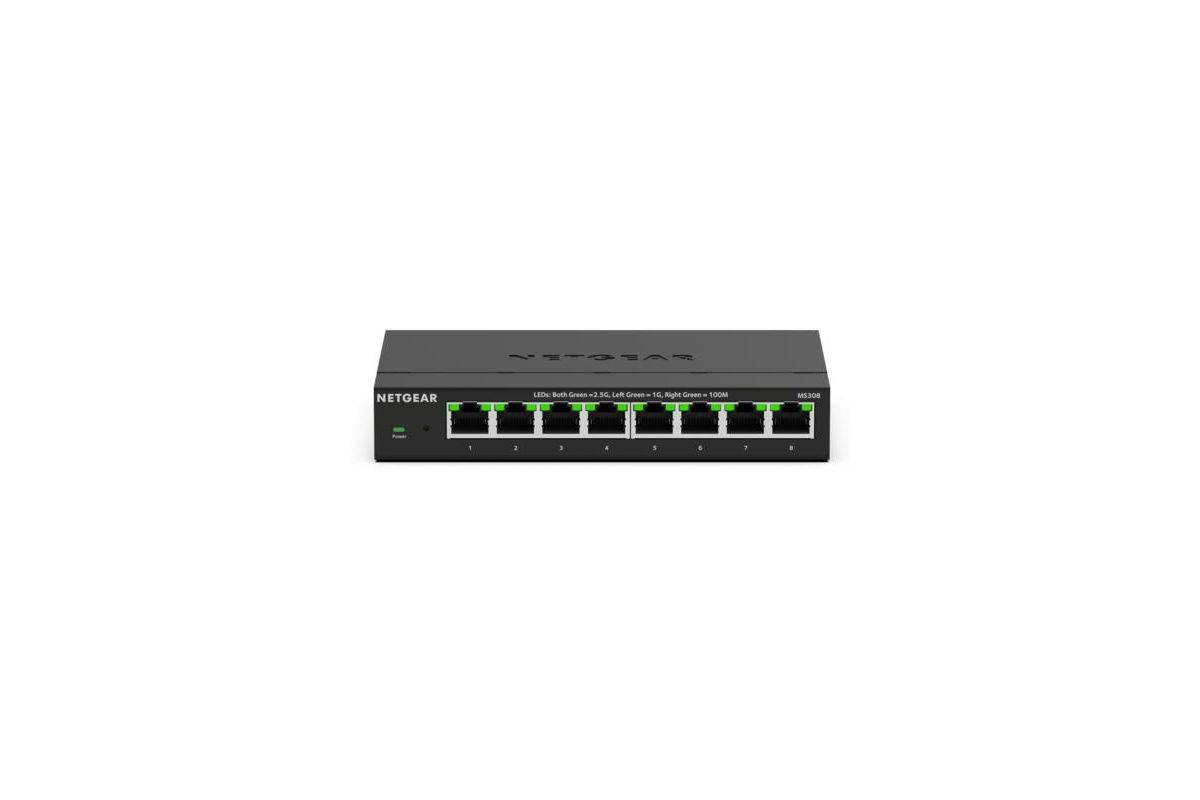 NETGEAR MS308 Onbeheerde 2,5G Ethernet (100/1000/2500) Zwart-1