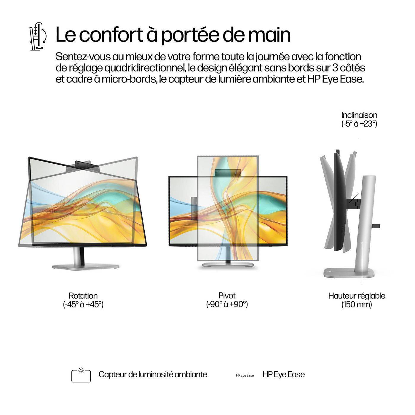 Symboolafbeelding voor HP Series 5 Pro 23,8 inch FHD USB-C conferentiemonitor - 524pm PVC-vrij