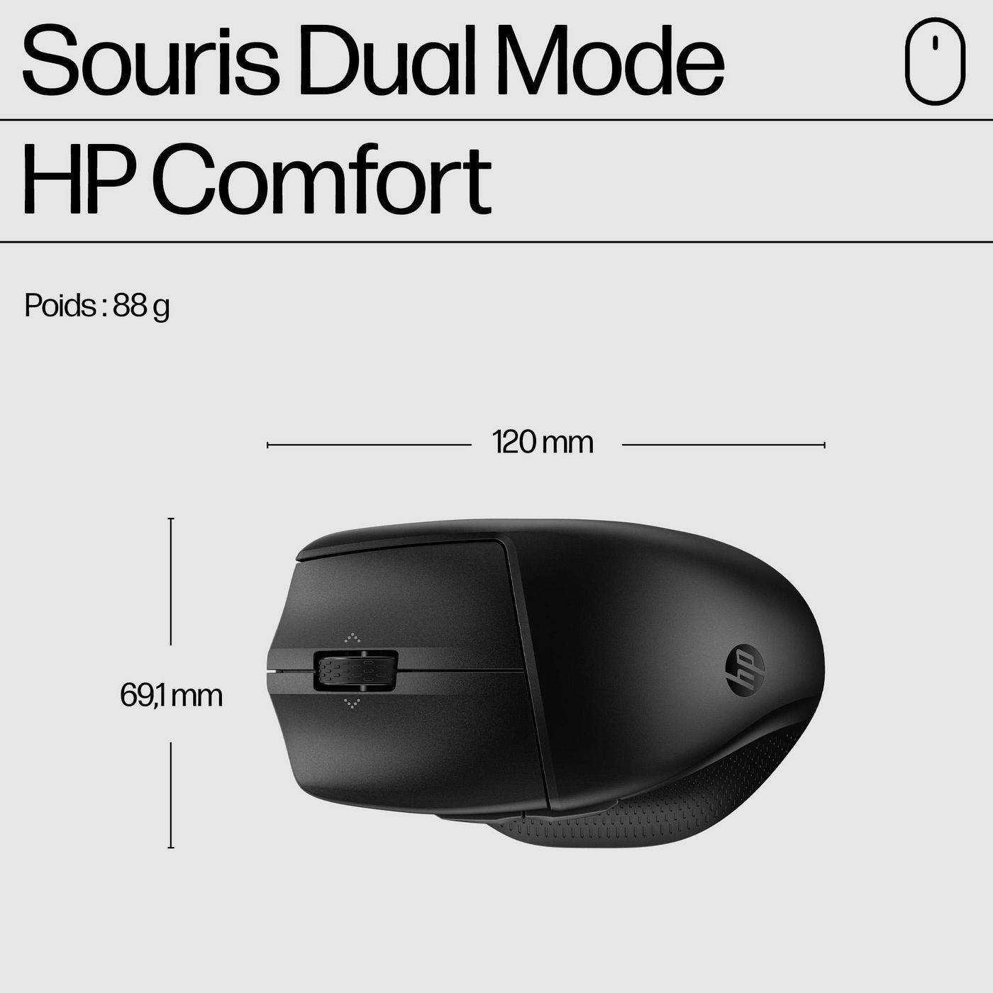 Symboolafbeelding voor HP 685 Comfort Dual-Mode Muis