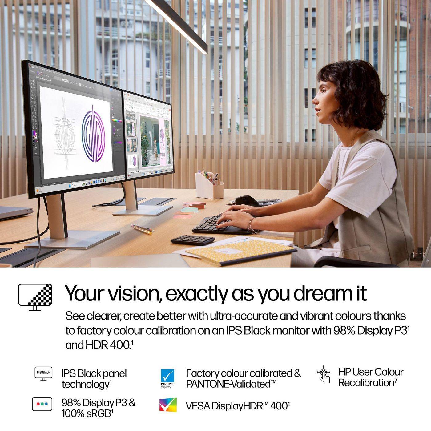 HP Series 7 Pro 27 inch QHD Thunderbolt 4-monitor - 727pu-3