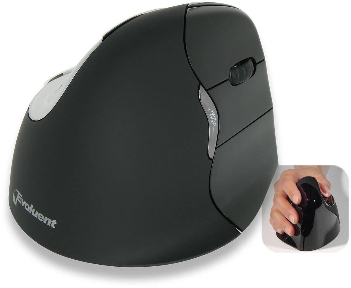 Evoluent VerticalMouse™4 Right Mac Ergonomische muis Bluetooth Optisch 7 Toetsen Ergonomisch-1