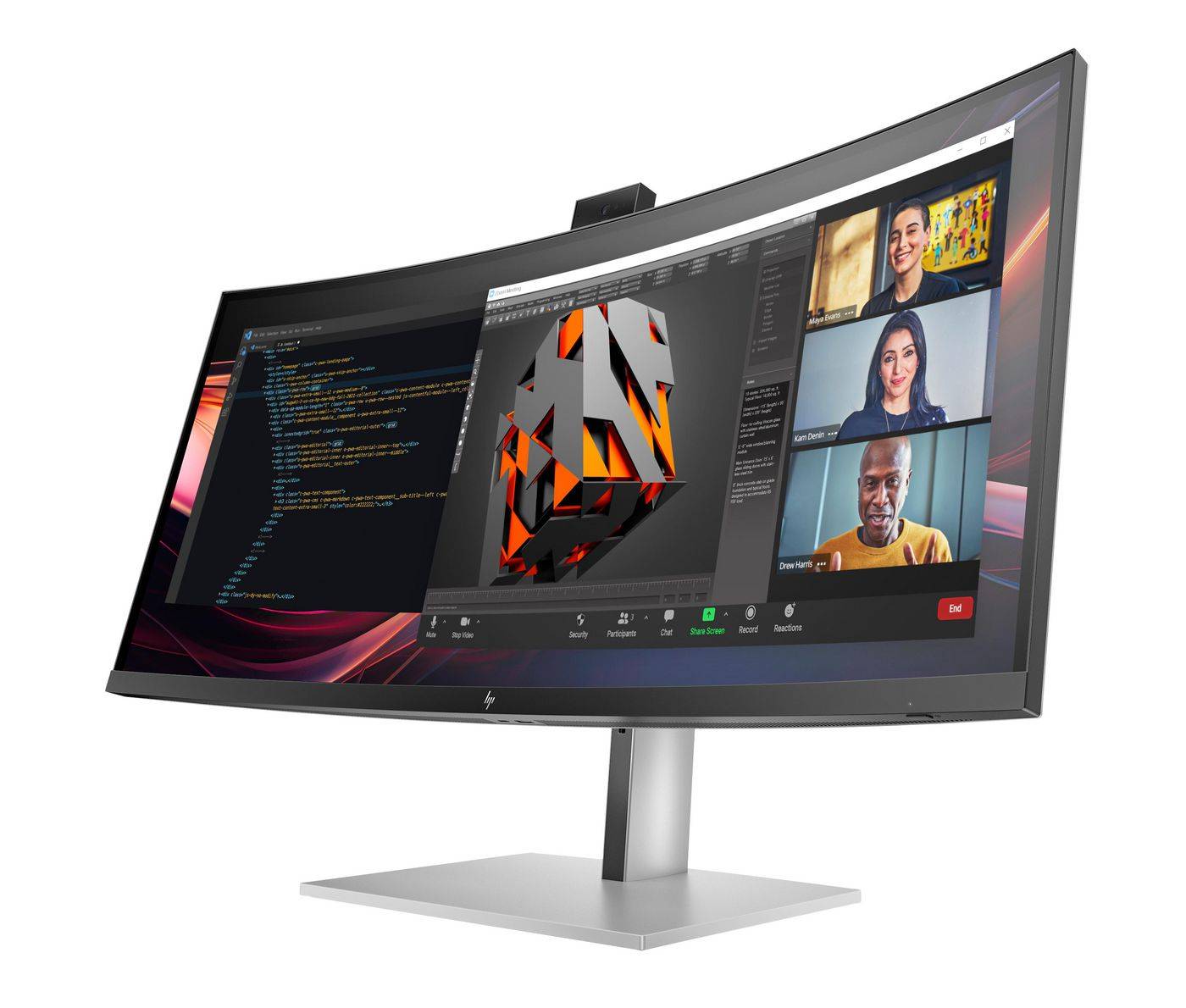 HP Series 7 Pro 34 inch WQHD-conferentiemonitor - 734pm PVC-vrij-6