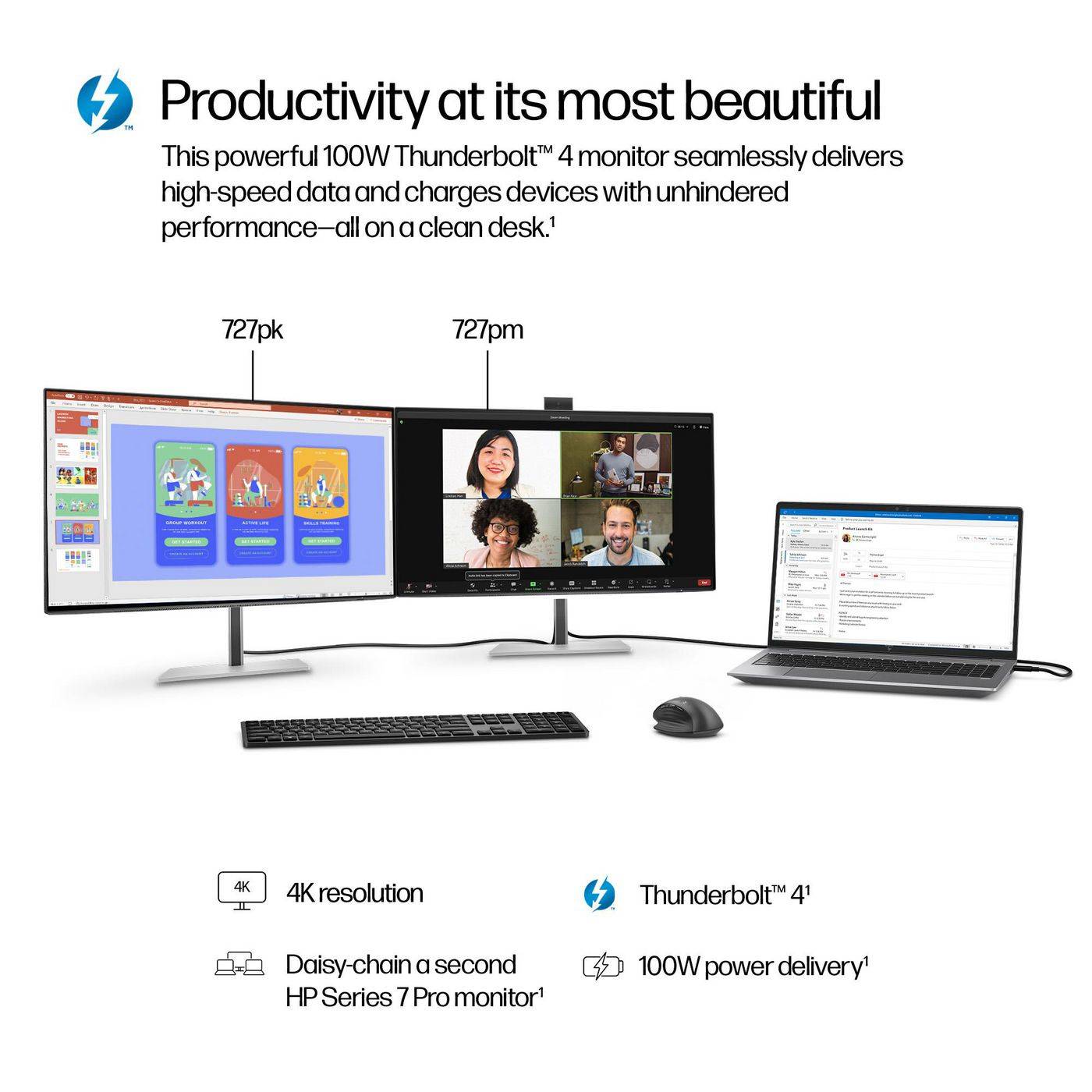 HP Series 7 Pro 27 inch 4K-conferentiemonitor - 727pm PVC-vrij-4
