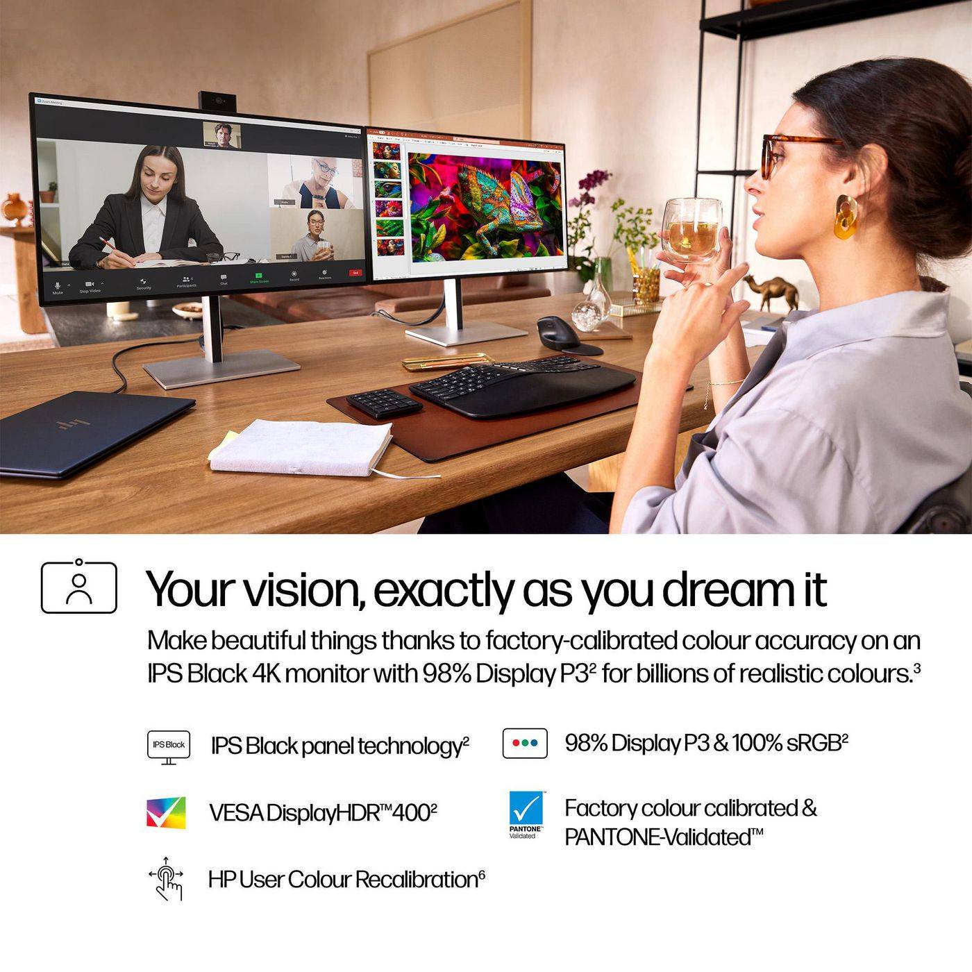 Symboolafbeelding voor HP Series 7 Pro 27 inch 4K-conferentiemonitor - 727pm PVC-vrij