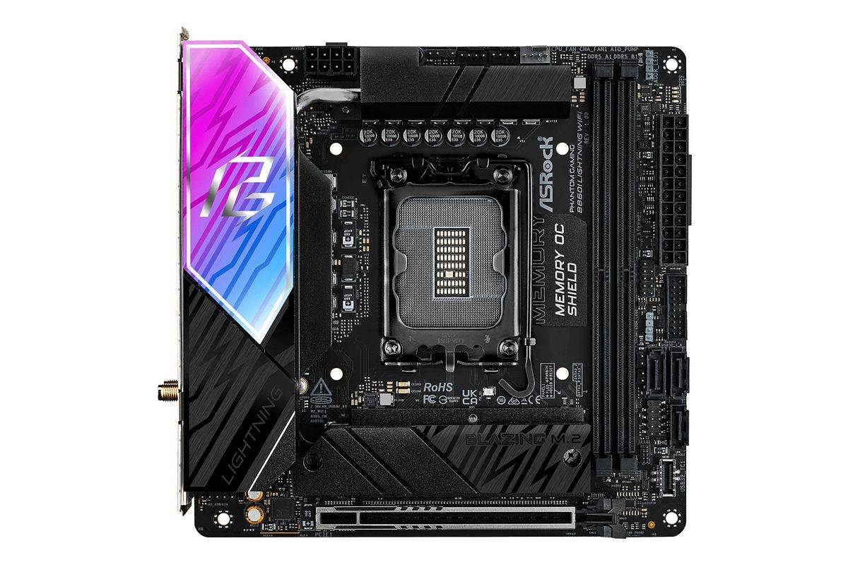 Asrock B860I Lightning WiFi Intel B860 LGA 1851 (Socket V1) mini ITX-1