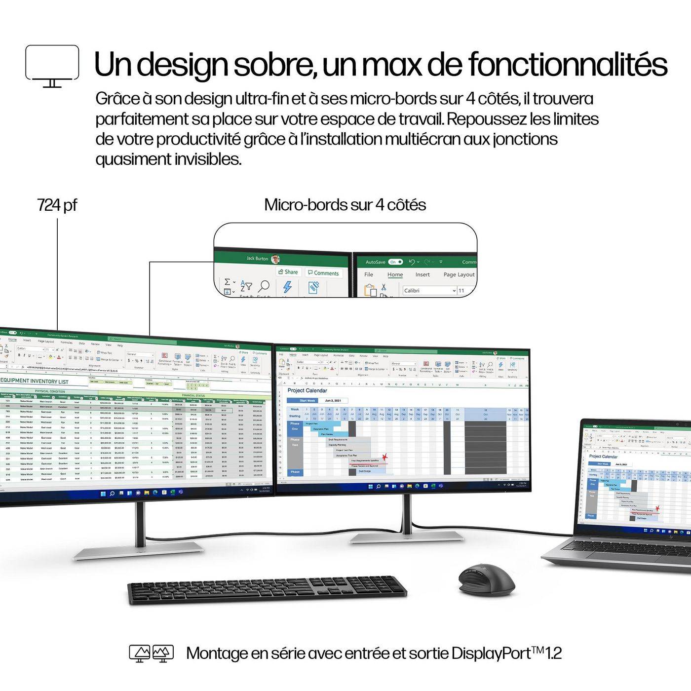 Symboolafbeelding voor HP Series 7 Pro 23,8 inch FHD-monitor - 724pf