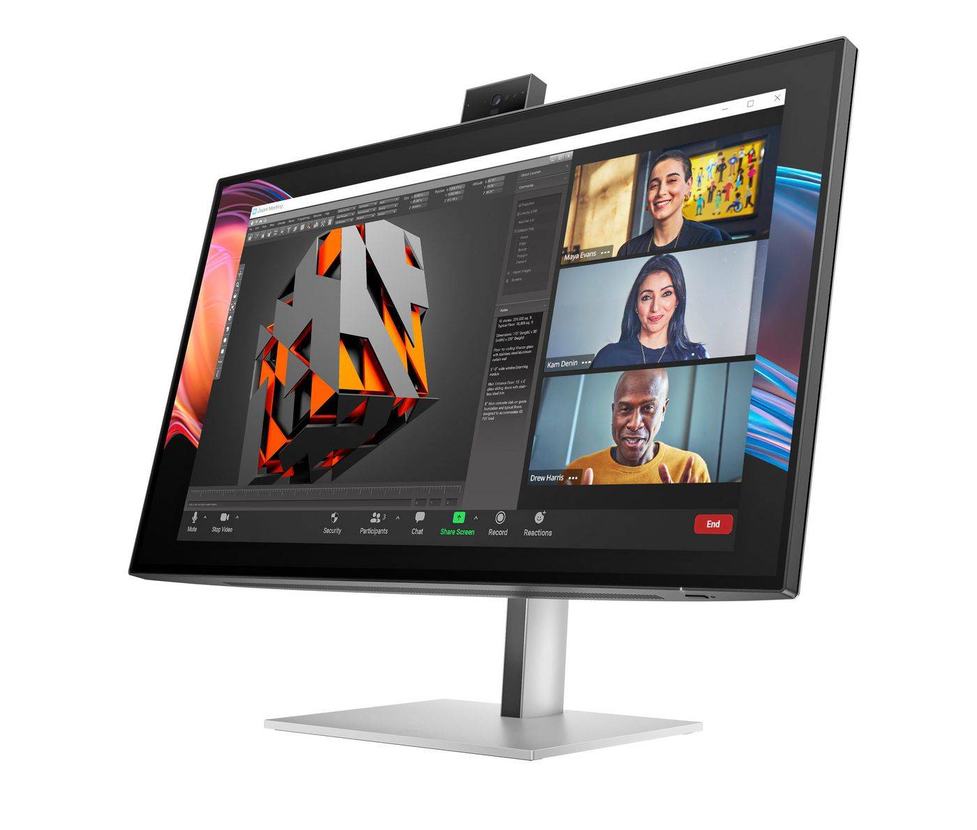 HP Series 7 Pro 27 inch 4K-conferentiemonitor - 727pm PVC-vrij-2