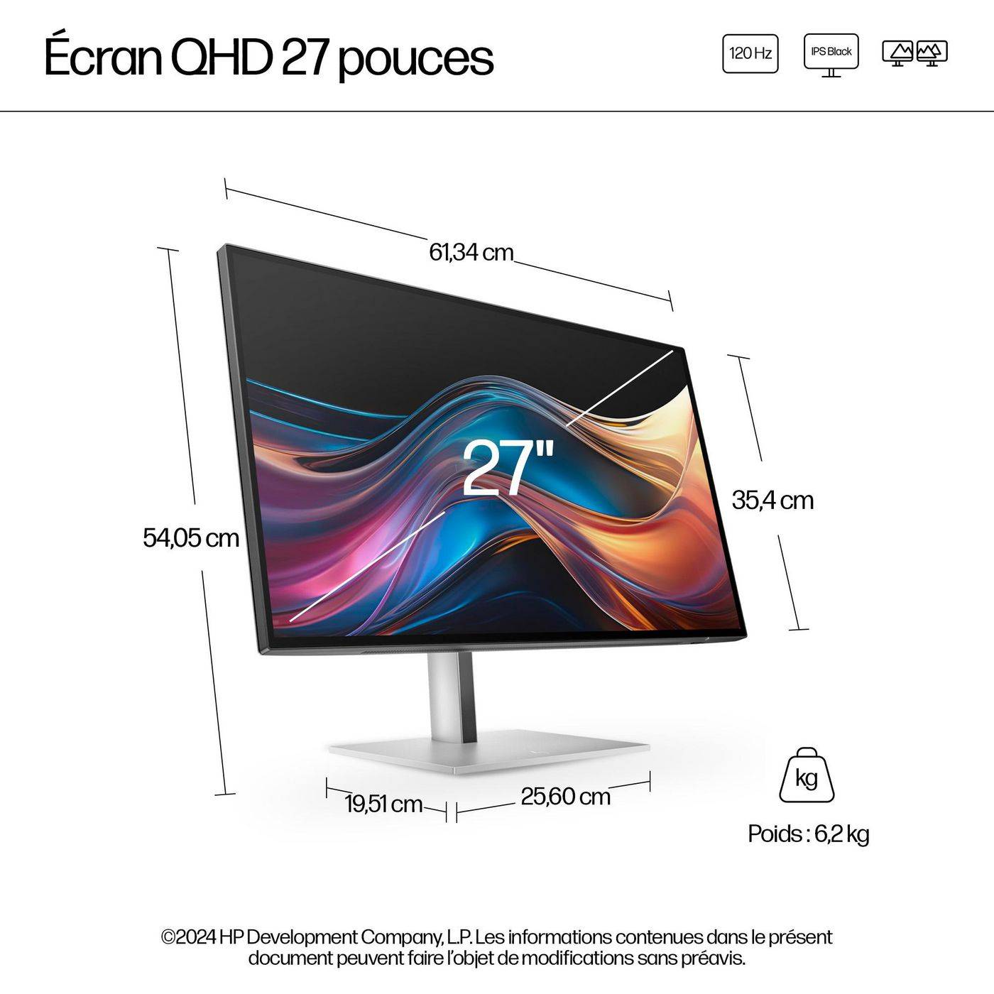 Symboolafbeelding voor HP Series 7 Pro 27 inch QHD-monitor - 727pq
