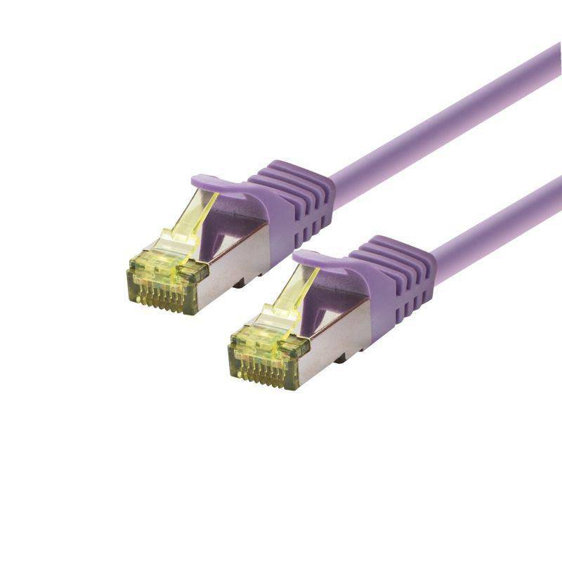 LOGON PROFESSIONELE PATCHKABEL SFTP/AWG26/LSOH 10M - CAT6A 500Mhz - VIOLET-0