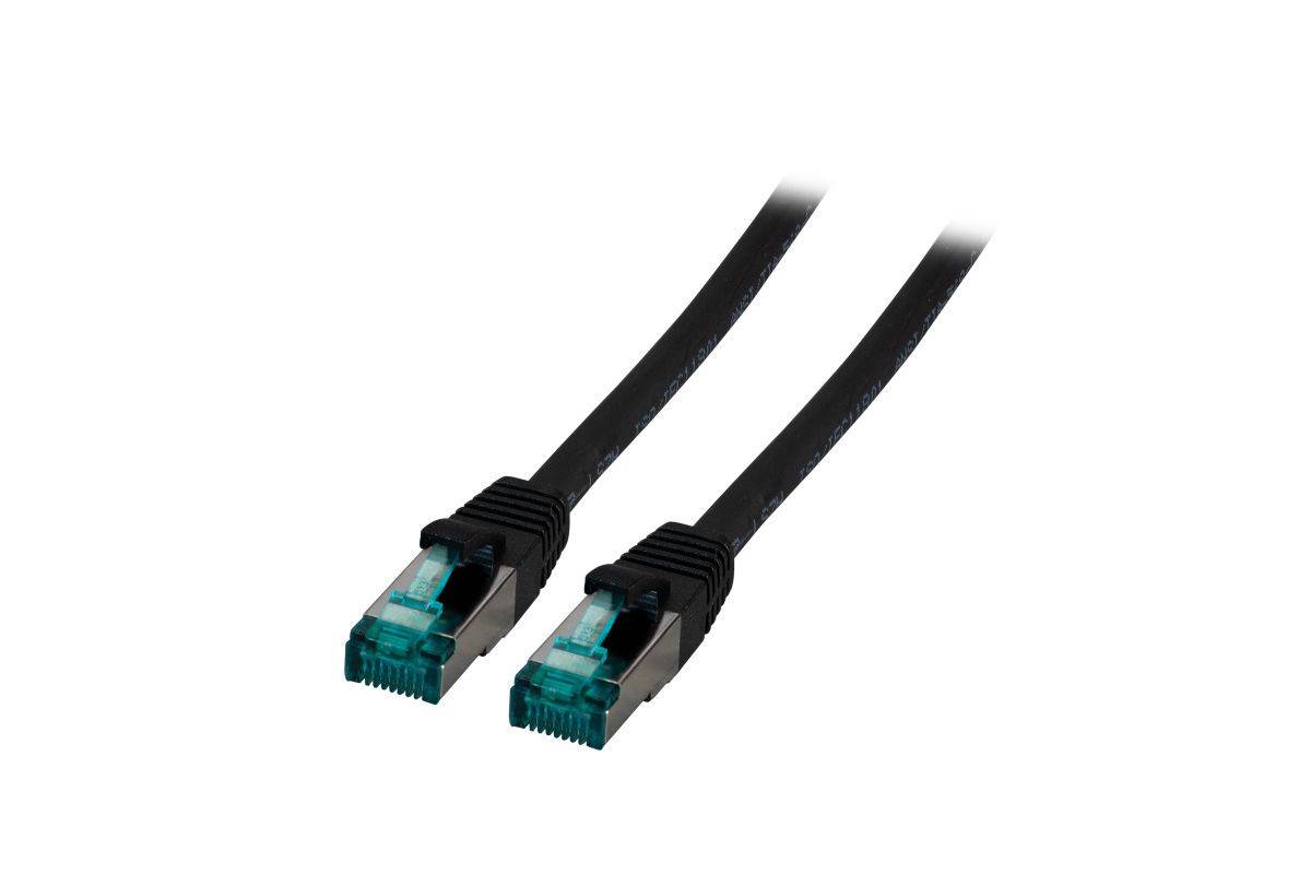 EFB Elektronik MK6001.1B netwerkkabel zwart 1 m Cat6a S/FTP (S-STP)-0