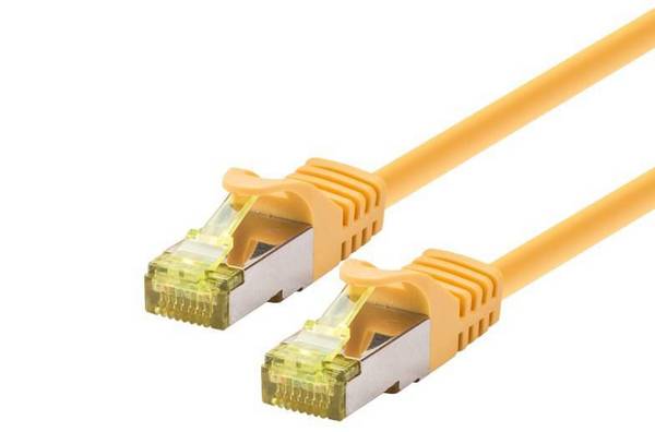 LOGON PROFESSIONELE PATCHKABEL SFTP/AWG26/LSOH 15M - CAT6A 500Mhz - GEEL