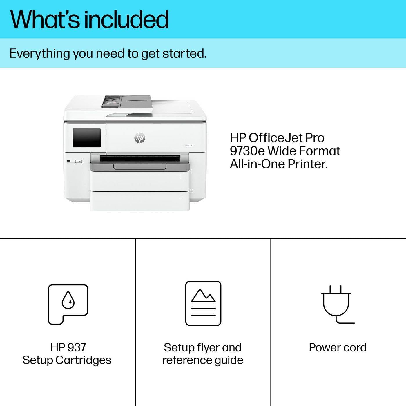 Symboolafbeelding voor HP OfficeJet Pro 9730e all-in-one printer