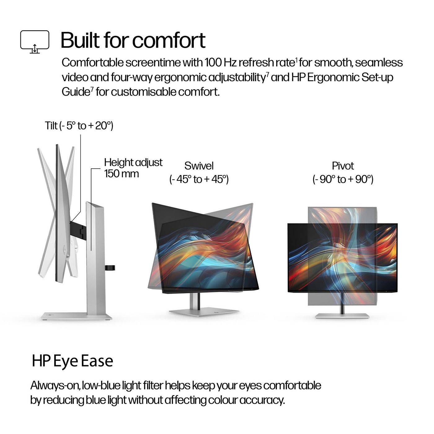Symboolafbeelding voor HP Series 7 Pro 24 inch WUXGA USB-C Monitor - 724pu