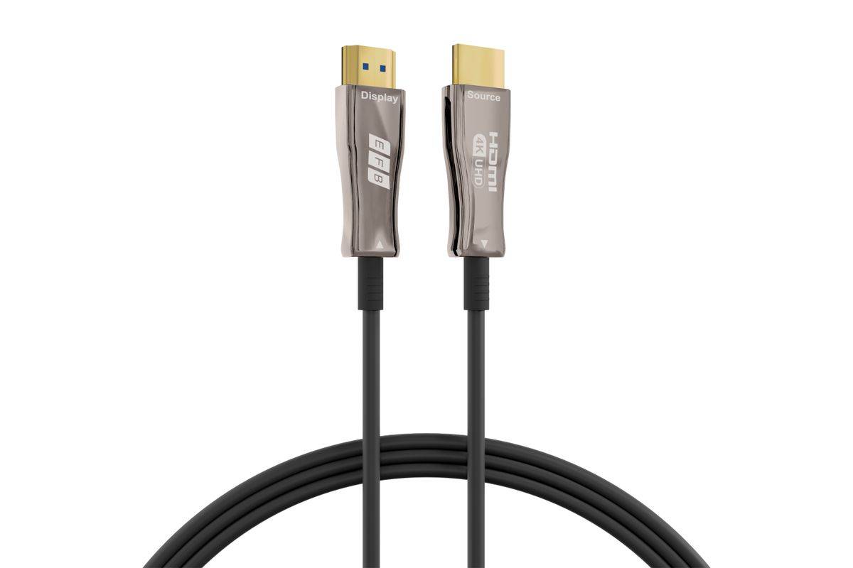 EFB Elektronik HDMI-20-00008 HDMI kabel 20 m HDMI Type A (Standaard) Zwart, Roestvrijstaal-0