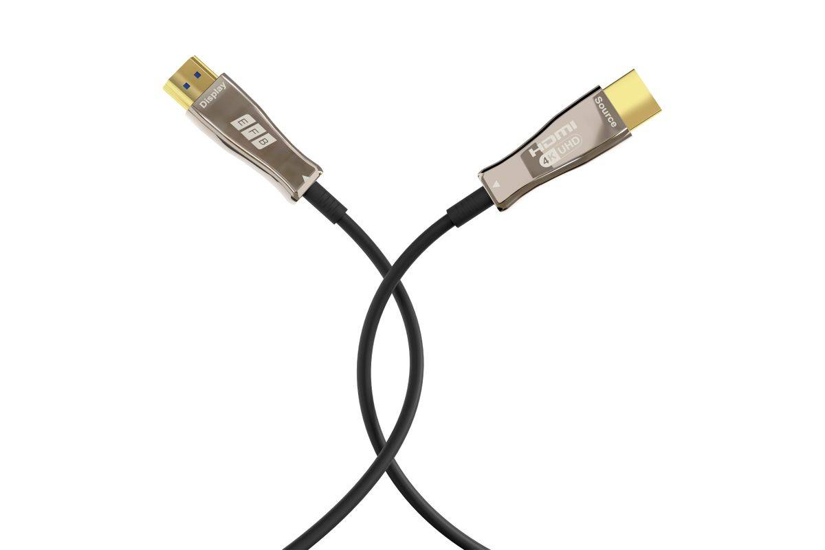 EFB Elektronik HDMI-20-00008 HDMI kabel 20 m HDMI Type A (Standaard) Zwart, Roestvrijstaal-1
