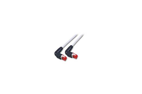 EFB Elektronik RJ45 90°S/STP Cat6 netwerkkabel Grijs 3 m Cat7 S/FTP (S-STP)