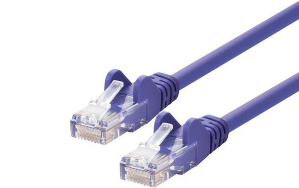 LOGON PROFESSIONELE PATCHKABEL U/UTP 15M - CAT5E - VIOLET