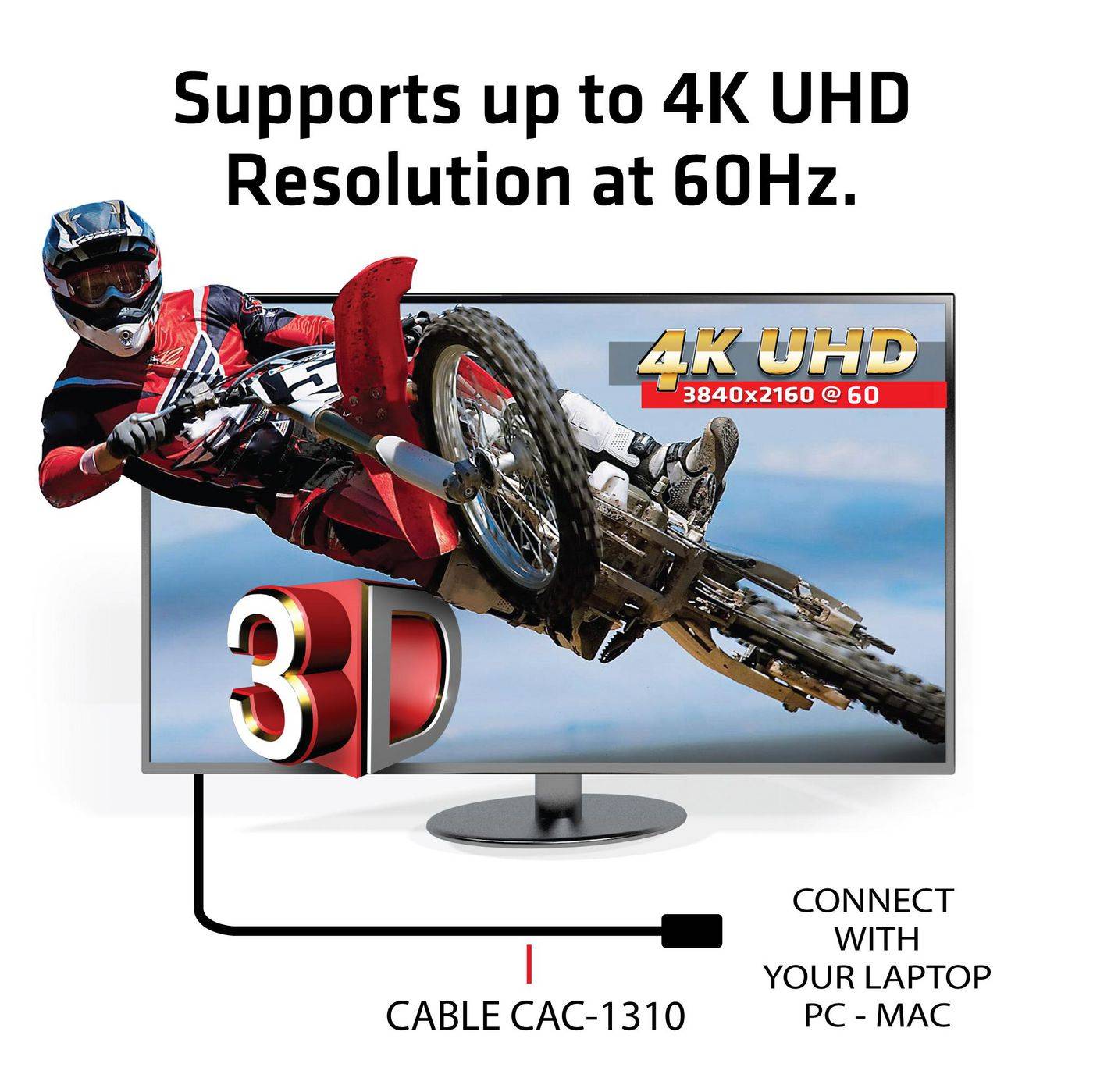 Symboolafbeelding voor Club3D HDMI 2.0-kabel 3 meter UHD 4K/60Hz 18 Gbps gecertificeerde premium hogesnelheidskabel