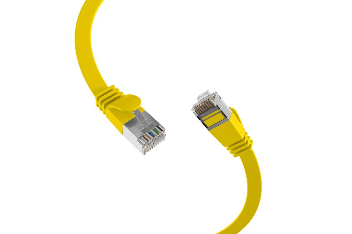 EFB Elektronik K5545GE.0.15 netwerkkabel Geel 0.15 m Cat6a U/FTP (STP)-0