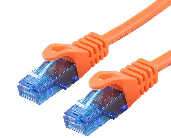 LOGON PROFESSIONELE PATCHKABEL U/UTP 15M - CAT5E - ORANJE