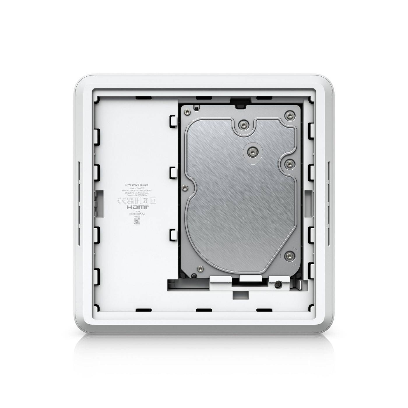 Symboolafbeelding voor Ubiquiti Network Video Recorder Instant, compact, 6-poorts PoE, HDMI, ondersteuning voor 3,5" HDD, 1,14" scherm