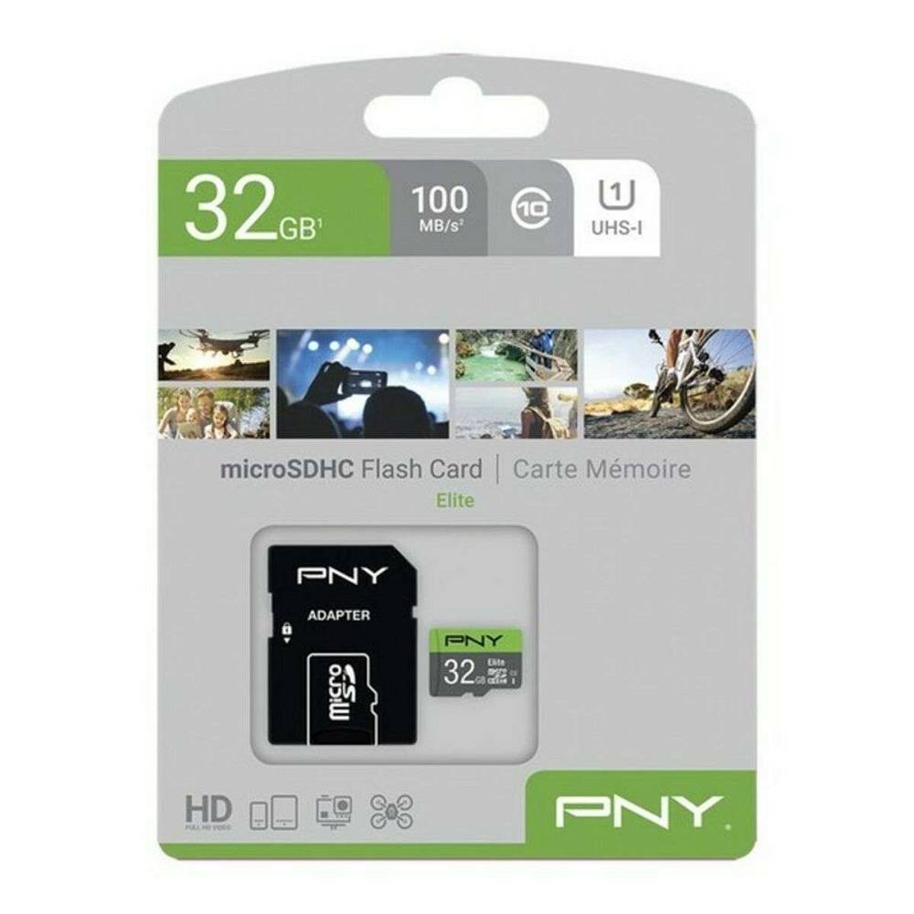 SD MicroSD HC-kaart 32 GB PNY Elite Cl.10 U1 retail-0