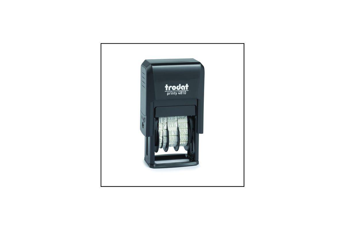 Trodat 70381 stempel met eigen inktsysteem, datumstempel van rubber-0