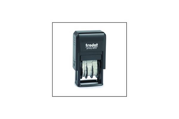 Trodat 70381 stempel met eigen inktsysteem, datumstempel van rubber
