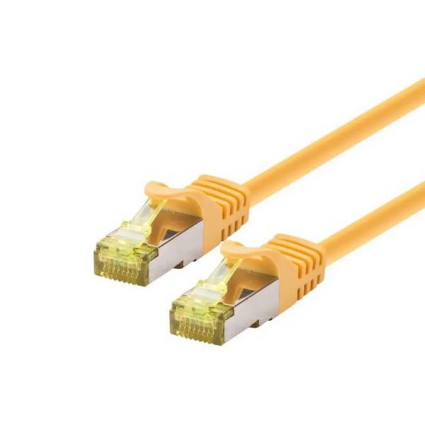 LOGON PROFESSIONELE PATCHKABEL SFTP/AWG26/LSOH 10M - CAT6A 500Mhz - GEEL