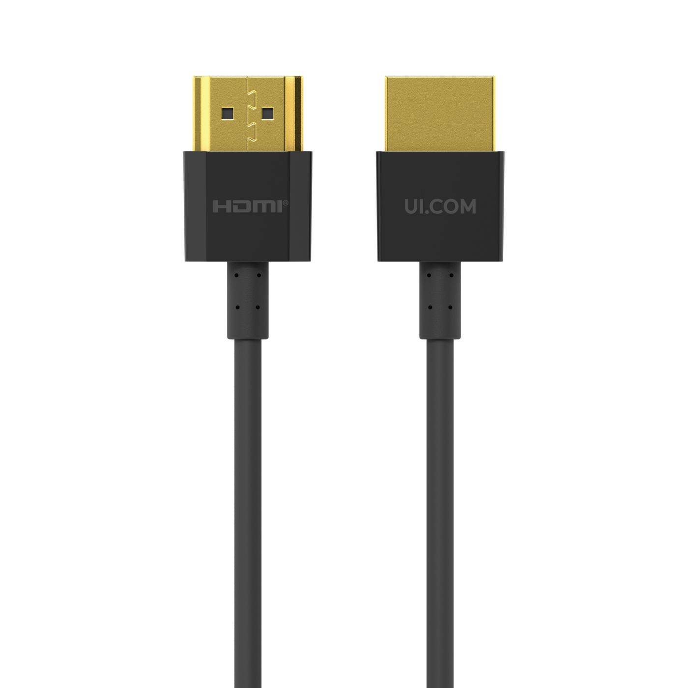 Ubiquiti Nano-Thin HDMI-kabel, 1 m, 38 AWG, thermoplastisch elastomeer (TPE), zwart-1