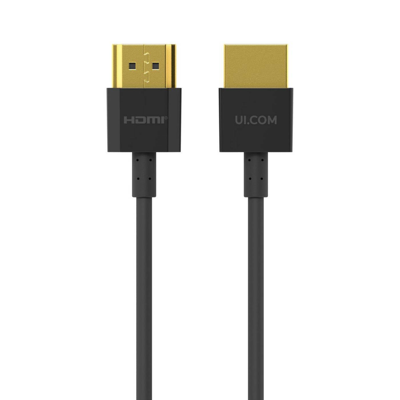 Ubiquiti Nano-Thin HDMI-kabel, 1 m, 38 AWG, thermoplastisch elastomeer (TPE), zwart-2