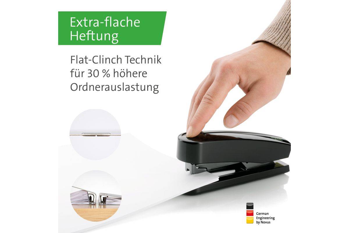 NOVUS Nietmachine B 4FC re+nieuw tot 50 Pag. schwarzt-2