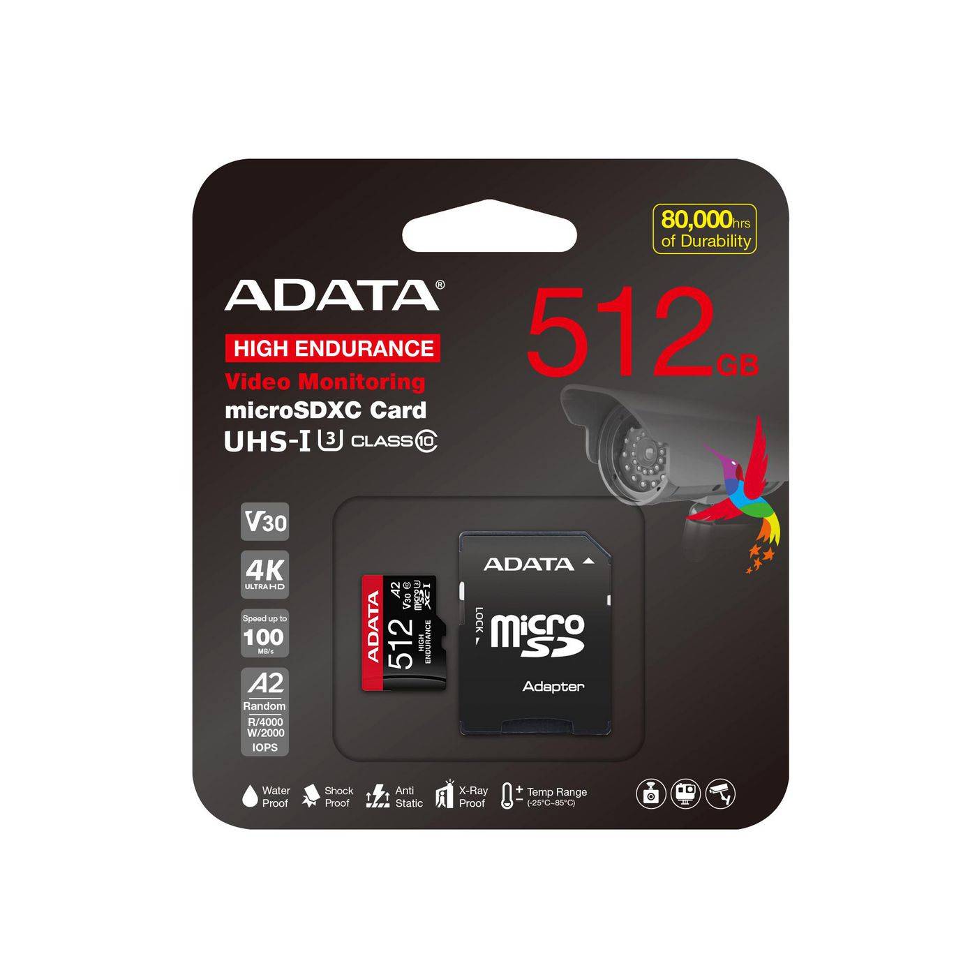 Symboolafbeelding voor ADATA High Endurance 512 GB MicroSDXC UHS-I Klasse 10