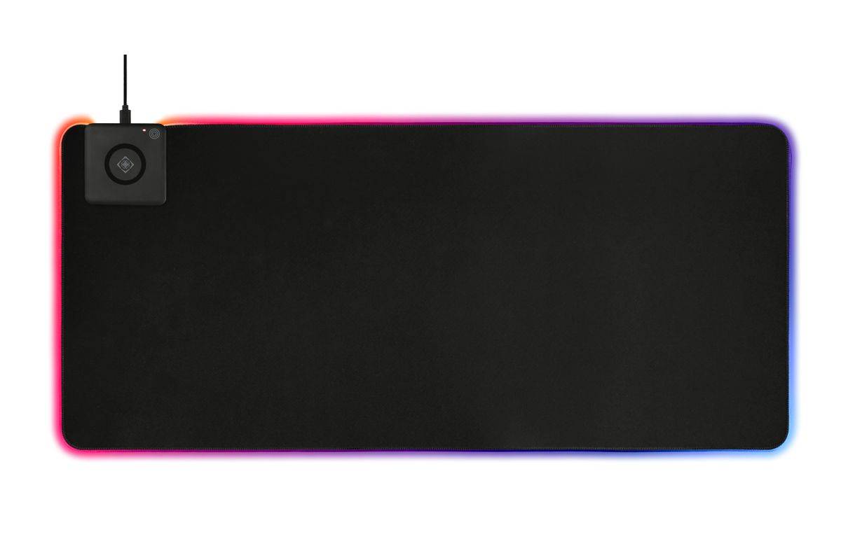 Deltaco RGB-muismat met draadloze oplader/RGB-lichtstrip-0