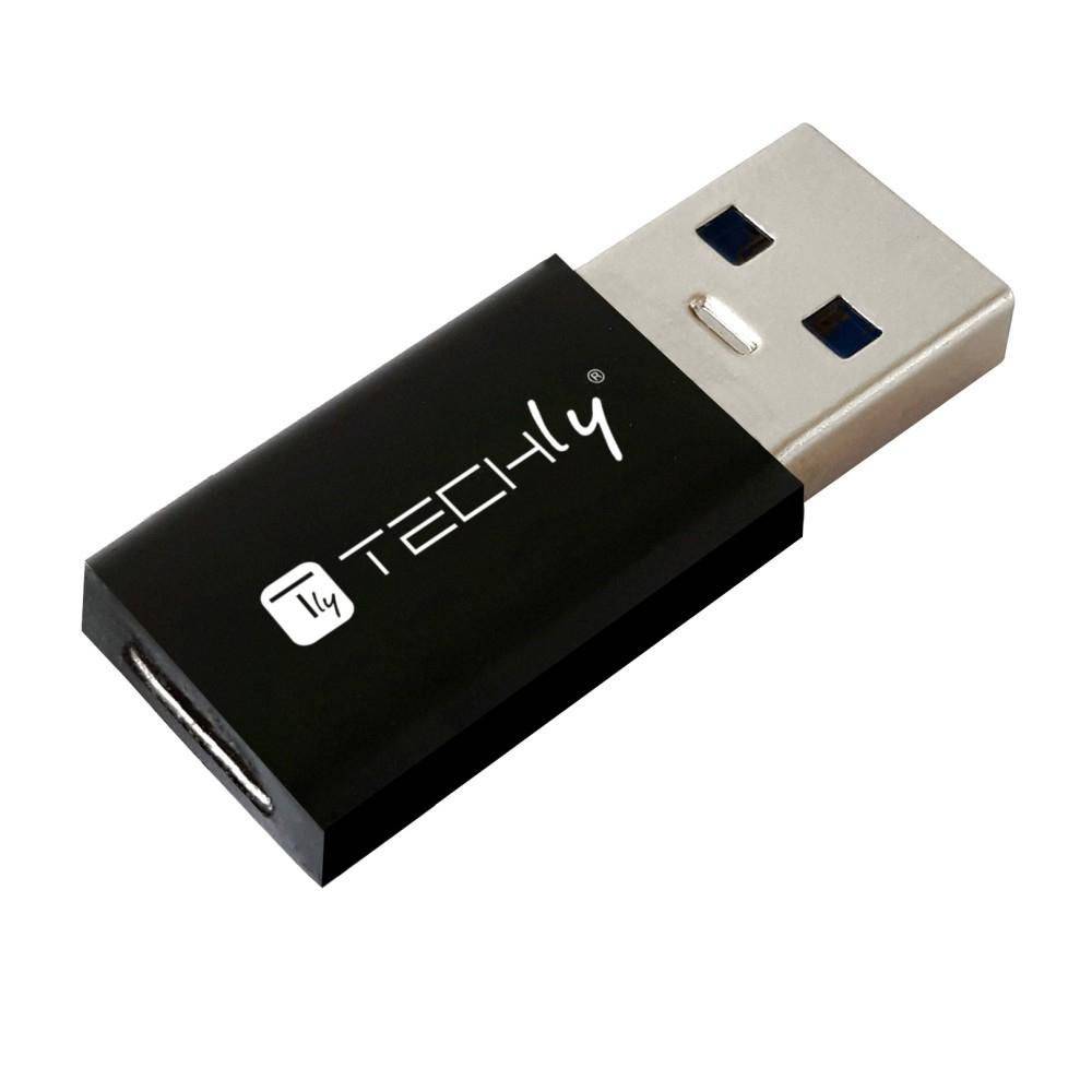 Symboolafbeelding voor Adapter USB-A M naar USB-C F, USB 3.0, zwart