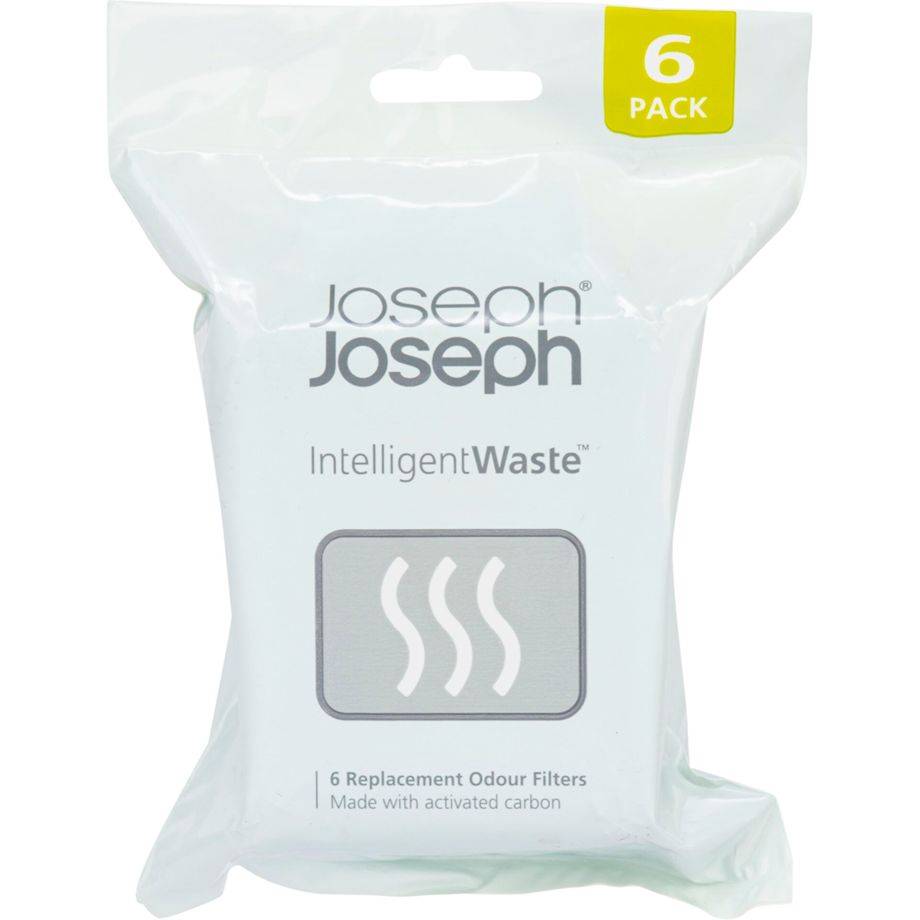 Joseph Joseph zwart pak vervangend geurfilter 6 stuks-1