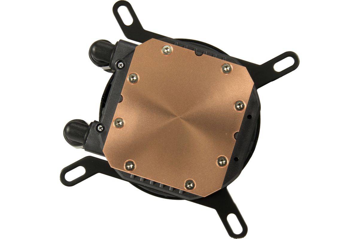 Inter-Tech B-120 Processor All-in-one processorkoeler 12 cm Zwart 1 stuk(s)-1