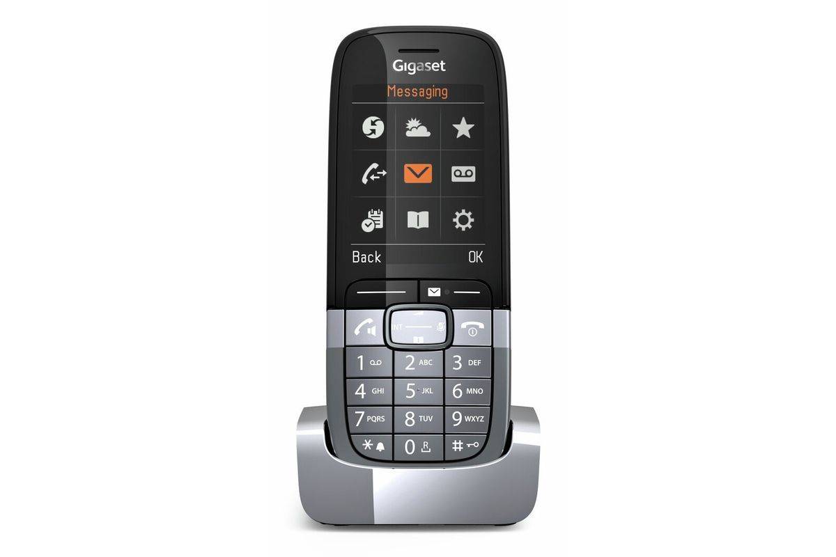Gigaset SL850H Pro DECT-telefoon met nummerweergave (Titanium)-1